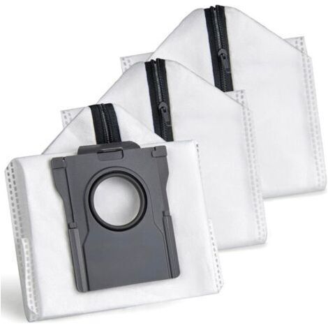 FENOPLASTICARéutilisables Sacs d'aspirateur pour Dreame L40s Pro Ultra/L40 Ultra/X50 Ultra/L10s Ultra Gen2/L10s Pro Ultra, Sacs à Poussière de Remplacement pour Mova E30/P50/V50 avec Fermeture éclair (1/5)