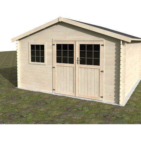 Casetta in legno da giardino rettangolare 427x415 cm