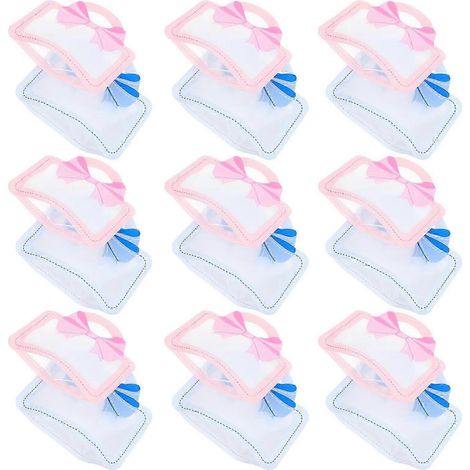 Sachets de bonbons d'anniversaire pour enfants (lot de 20), parfaits pour les fêtes de révélation du sexe, couleurs variées, motif nœud papillon (1/5)