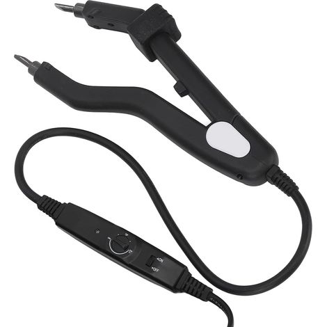 Hair extension tool, professional temperature control, even heating, easy-to-clean iron connector, elegant design for hair salons (1/5)