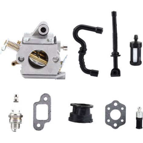 Kit de Carburateur pour STIHL MS170 MS180 017018 Tronçonneuse