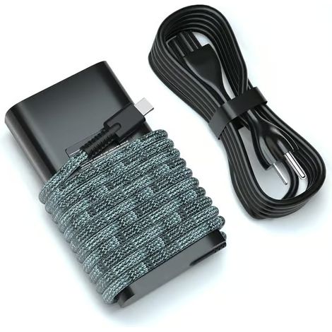 Chargeur USB-C 65 W (dernier modèle 2025) pour HP EliteBook 830, 835, 840, 845, 860, 865, 640, 650, 1040, G8/G9/G10/G11 et ProBook 440, 445, 450 et 45 (1/4)