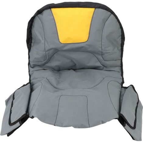 Couvre-Siège de Tondeuse Étanche et Anti-Poussière pour Tracteur Extérieur Ajustable Protection de Siège Gris Jaune - KZQ (1/5)
