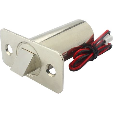 Integriertes 12V/24V DC-Elektroschloss, verdeckte Zugangskontrolle, elektrisches Schloss, Holztür, LY03T 24V DC-Elektroschloss aus Edelstahl (1/5)