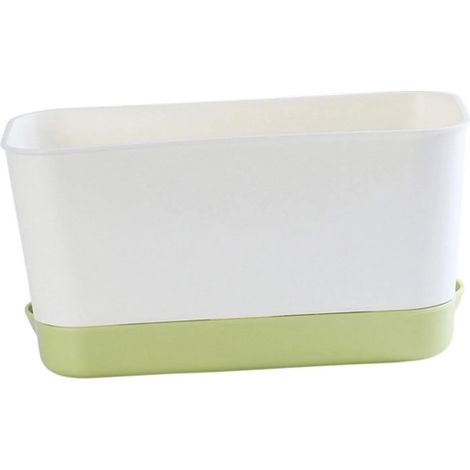 Jardinière de fenêtre pour jardin, petite jardinière, verte (1/5)