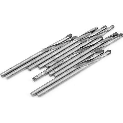 10 forets hélicoïdaux carbure tige droite 6.8mm pour bois plastique métal, lot de 10 mèches acier. (1/5)