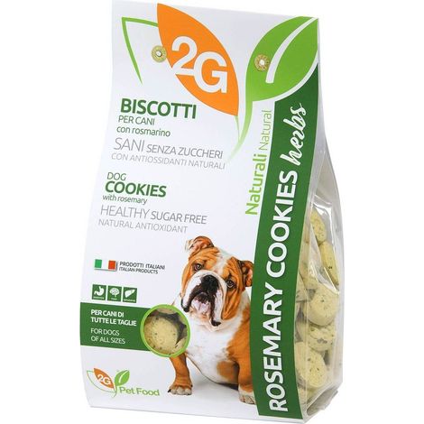 ROSEMARY COOKIES biscuits pour chiens au romarin déportif, tonique et stimulant riche en vitamines 350 g (1/2)