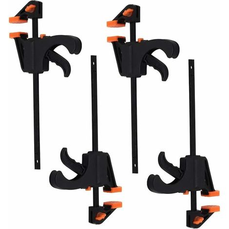 Set of 4 Quick Release Clamps 60 mm x 300 mm (1/5)