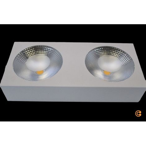 [NEUWERTIG] B-Ware Lampenwelt Sonja 2-fl. LED-Deckenlampe weiß easydim Deckenlampe Lampe Leuchte (1/2)