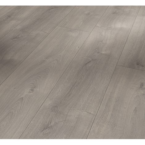 Parquet Stratifié Chêne Gris Foncé Venezia 220x24.3 cm (1/2)