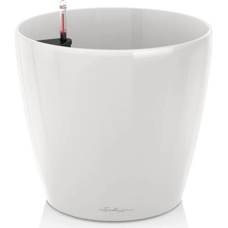 Lechuza Classic Premium Ensemble complet de 60 casseroles  60 cm - Blanc brillant (1/5)