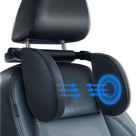 Children's Car Headrest, 360° Rotation Adjustable Car Pillows with Soft Memory Foam, Neck Pillows Support for Adults and Children (1/5)