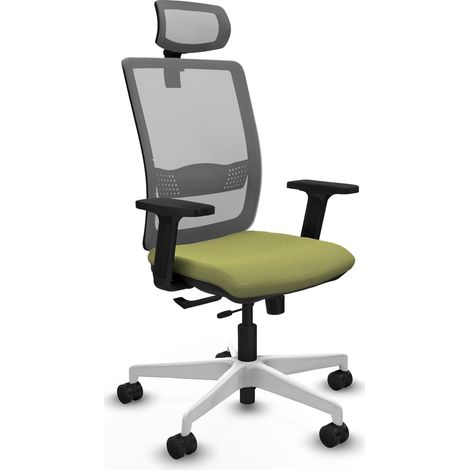 Chaise de bureau piqueras y crespo Haches gris vert olive (1/2)