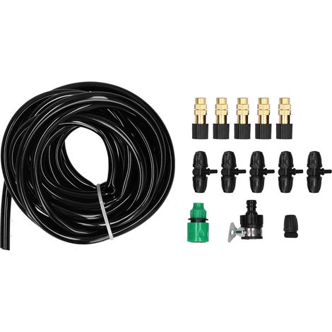 Kit d'arrosage automatique 5 pièces, tuyau de jardin 8/11 mm, système d'irrigation 5M avec arroseur. (1/5)