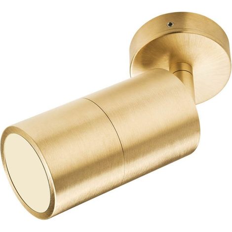 Plafoniera classica redo group stake 91177 91178 gu10 led orientabile ottone, finitura metallo ottone naturale (1/5)