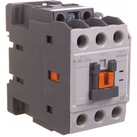 Contattore 32A 3P 15kW 24V AC 1Z1R MC-32a 24VAC 1a1b (1/2)