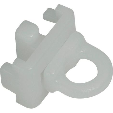 Mömax Vorhangschienenzubehör Style in Weiß 4er Pack