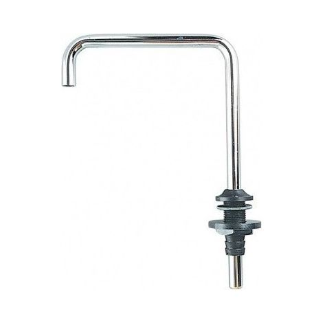 Imline – Robinet bec verseur orientable 360° – Construction laiton 0,75 mm – Réglable en hauteur pour caravanes et camping-cars
