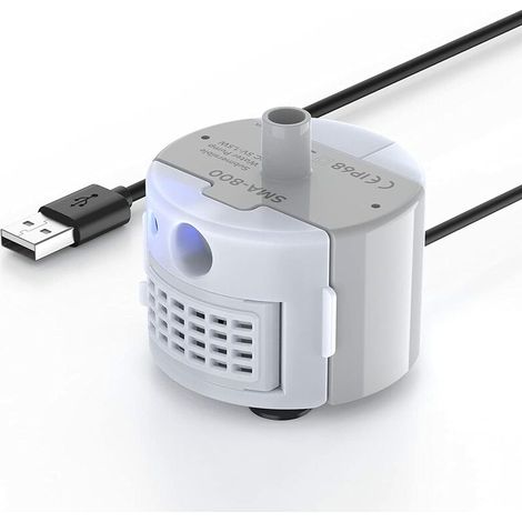 SHINING HOUSE Katzenbrunnenpumpe mit LED-Licht, extrem leise, lange Lebensdauer, IP68 wasserdicht (1/5)