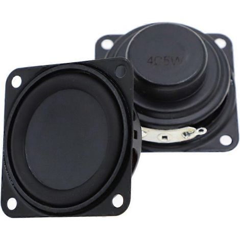 Haut-parleur portable 4 ohms 5 W, forme carrée, étanche, amplificateur magnétique (1/3)