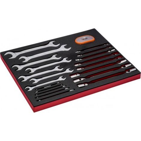 BAHCO - Jeu de clés/embouts, module mousse 3/3 Fit&Go - 51 pcs