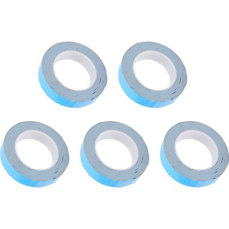 morceaux de ruban thermique double face, épaisseur 0,2 mm, largeur 27 mm, longueur 25 m, pour la dissipation de chaleur et l'isolation (1/5)