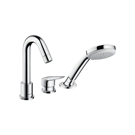 hansgrohe Logis mitigeur de bain 3 trous, pour Secuflex, saillie (1/4)