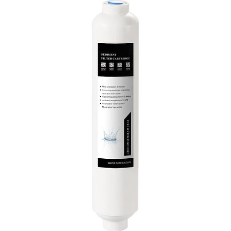Filtre à charbon universel QCTO de rechange pour système d'osmose inverse d'aquarium 2ème étape