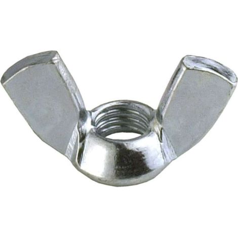 MASIDEF - 2 PEZZI - DADI A GALLETO IN ACCIAIO INOX - MISURA 10
