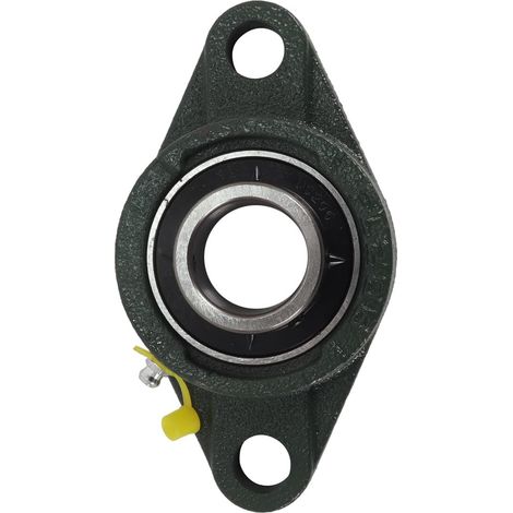 Paliers à Bride sphérique rhombique extérieure UCFL206, diamètre de perçage 30 mm, Bloc d'acier Auto-alignant à 2 boulons pour système de convoyeur à Billes (1/5)