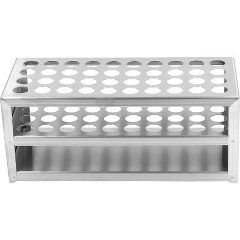 Reagenzglashalter, Edelstahl 304, Reagenzglasständer für Labor und Studio, 14 mm, 40 Löcher (1/5)