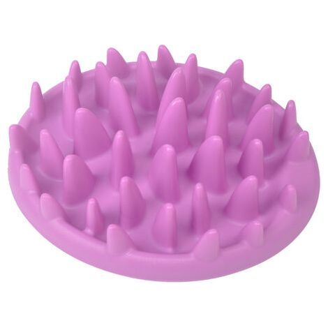 BUNTHAUS Gamelle Anti-glouton Gamelle Interactif pour Chien Chat Gamelle Evite Manger Vite (Violet) (1/5)
