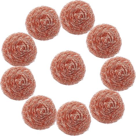 Boules de Nettoyage pour Nettoyage Électrique sans Eau Lot de 10 en Cuivre Nettoyeur pour Pannes de Fer à Souder Sec pour Embouts de Soudure (1/5)