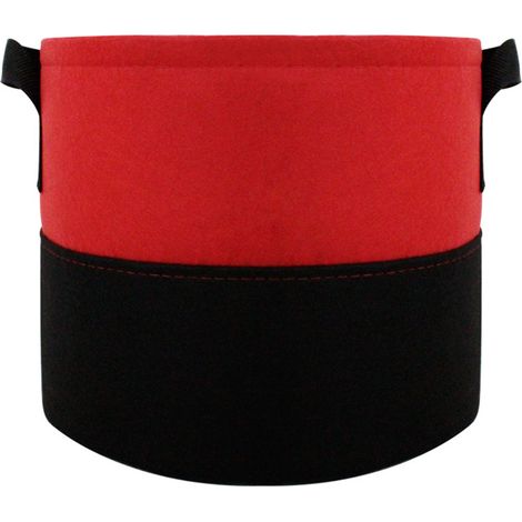 Sac de Culture en Non-Tissé Hydrofuge [5/10 Gallons] Rechargeable pour Tomates, Pommes de Terre avec Fenêtre de Récolte - 40x30cm (1/5)