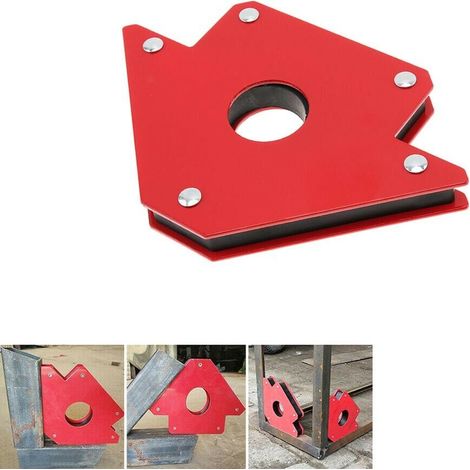 Squadra Magnetica 33 Kg Calamita Posizionatore Supporto Angolare Per Saldatura (1/2)