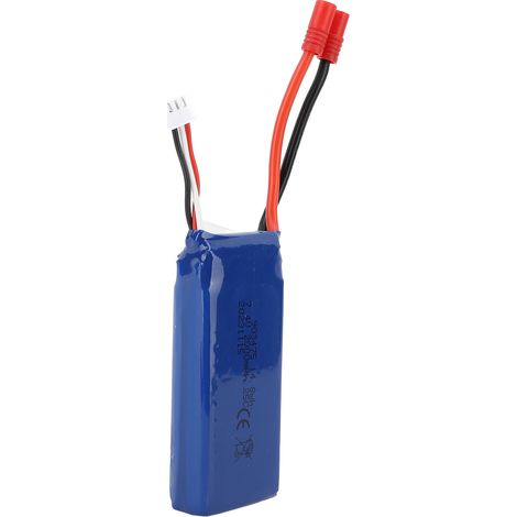 Batterie lithium-polymère 2000 mAh 7,4 V avec connecteur banane, taux de décharge de 25C, pour drone RC Syma X8, X8C et X8SW. (1/5)
