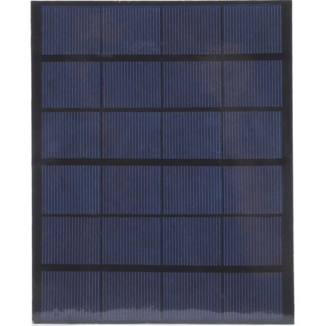 Panneau solaire portable 6V 3.5W USB pour chargeur de téléphone et tablette, en polysilicium, idéal pour les voyages en extérieur et le bricolage (1/5)