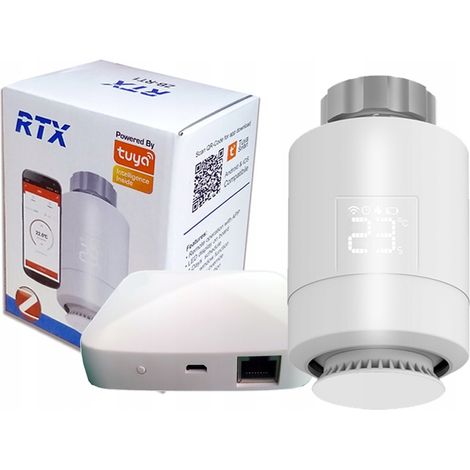 RTX-Thermostatkopf + ZigBee-LAN-Gateway TUYA SET1 (1/5)