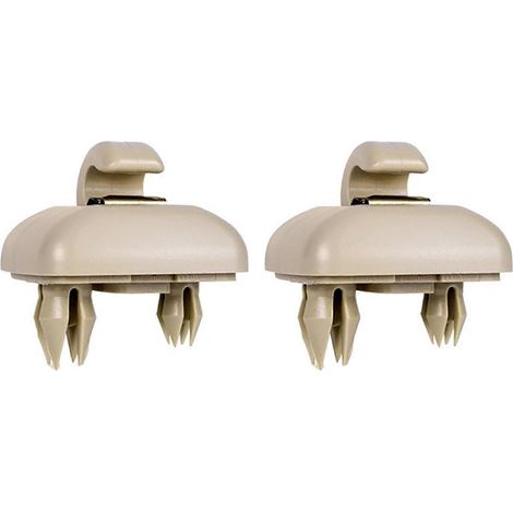 Support de pare-soleil Naievear (lot de 2) : finition soignée, haute fiabilité, en ABS, fixation pour pare-soleil intérieur (réf. 8u0857562a et 8e0857562) pour Audi A3, A4l, A5, A6l, A7, Q5 et Q3.-Bei (1/5)
