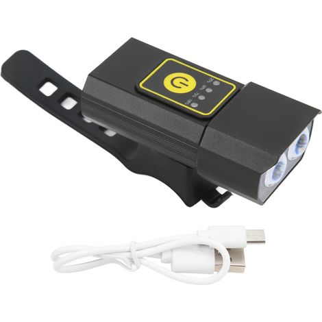 Phare avant vélo étanche léger rechargeable USB, puissant pour cyclisme nocturne (1/5)