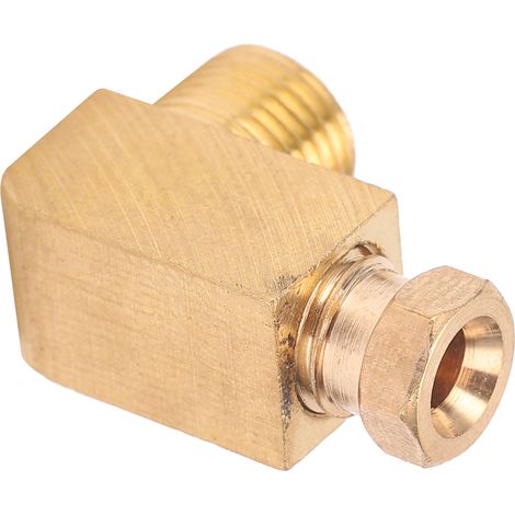 Raccord coudé en laiton pour tuyauterie, connecteur rectangulaire et carré, adaptateur pour raccordement de tuyauterie PL418 (1/5)