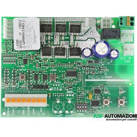 FAAC Scheda Elettronica Centrale di Comando E600 24V per Motore DOLPHIN D600 Porte Sezionali 63003655