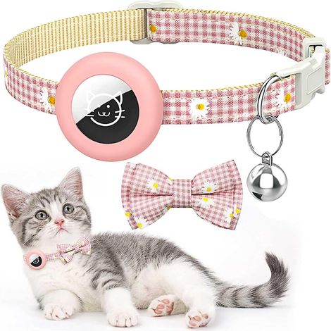 Collier pour chat, réfléchissant, avec clochette et couvercle réglable (1/5)