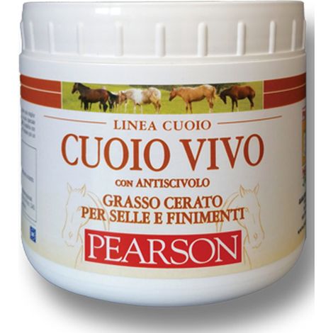 CUOIO VIVO Pearson grasso cerato antiscivolo per selle e finimenti 500 ml