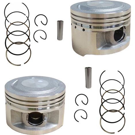 Piston pour Yamaha XV250 - Compatible Virago XV250, Colt 250, V Star 250 - Pièce de Rechange de Précision pour Moteur Bicylindre en V (1/5)