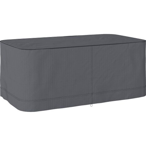 Garden Furniture Cover, Waterproof Windproof 420D Heavy Duty Oxford Fabric Rattan Furniture Cover, Rectangular Outdoor Table Chair Set Cover, 235 x 135 x 94cm