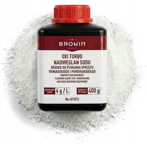 OXI Turbo Natriumpercarbonat 400g Flaschenwaschgeräte-Desinfektion (1/5)