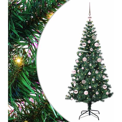 Künstlicher vorbeleuchteter Weihnachtsbaum Grün 150 cm
