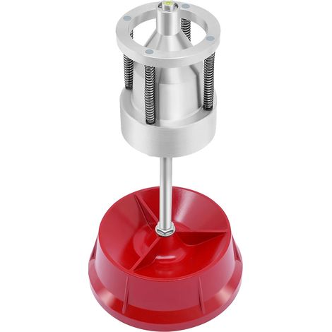 Equilibratrice per pneumatici, in lega di alluminio resistente, design portatile, colore rosso (1/2)