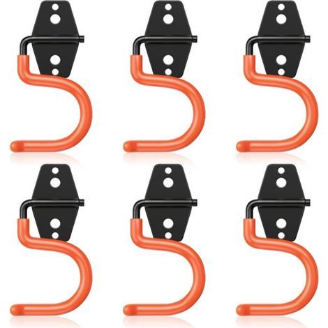 Hooks for brooms and mops, garage hooks, broom hooks, metal hooks for garage organization, wholesale garden tool hooks for export (1/5)